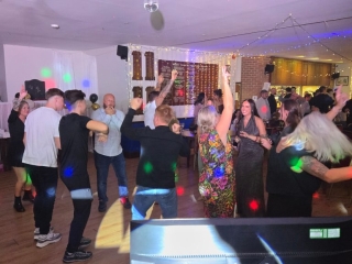 Guests enjoying the music and dancing together at a Portsmouth birthday event with Heard The Beat providing DJ entertainment.
