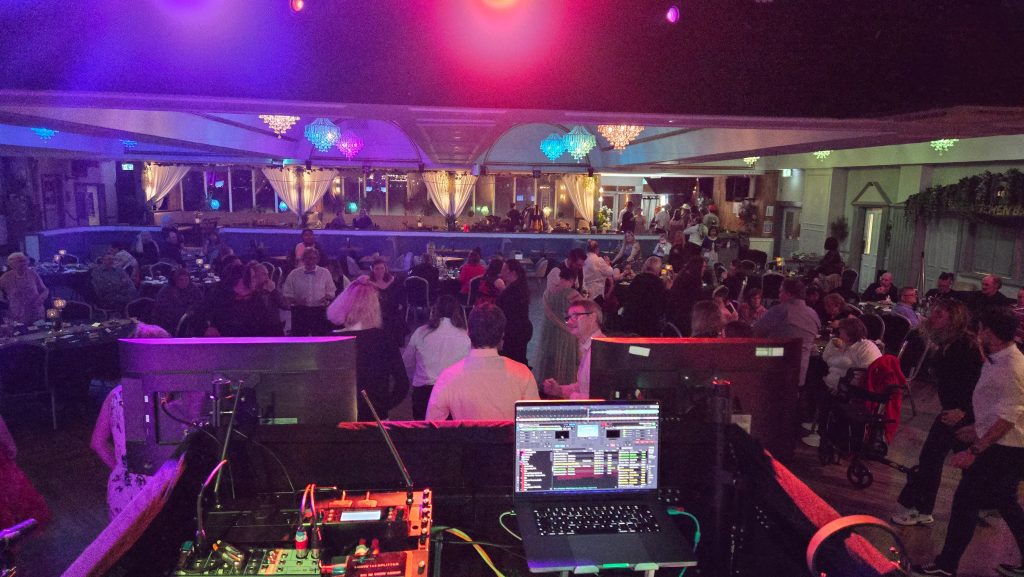 Evening party with guests dancing at The Gaiety Southsea with DJ entertainment from Heard The Beat