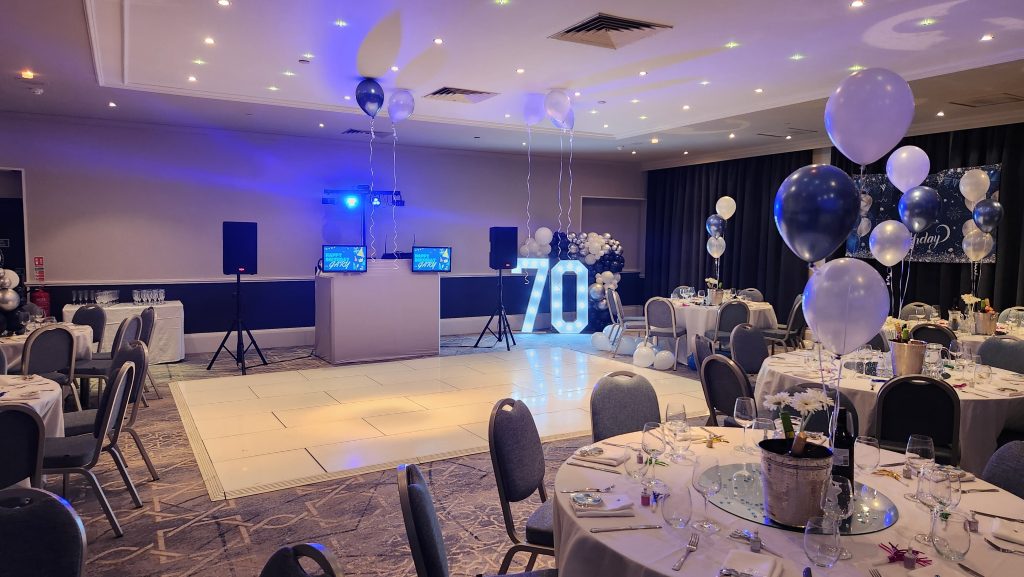 the Portsmouth Marriott Hotel with professional DJ entertainment by Heard The Beat